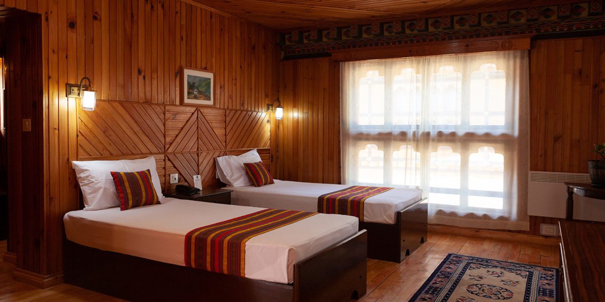 Hotel Olathang twin bed